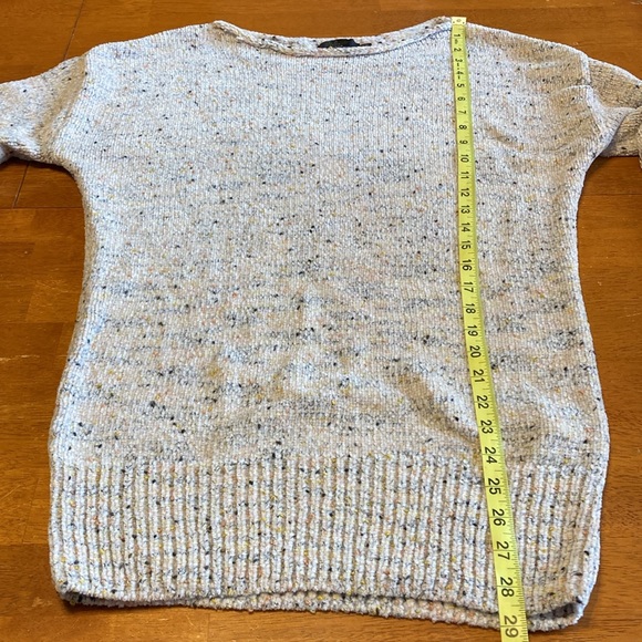 Prana Womens Size S Cypris Chenille Sweater Cream Marled Multicolored Speckles - Picture 12 of 13